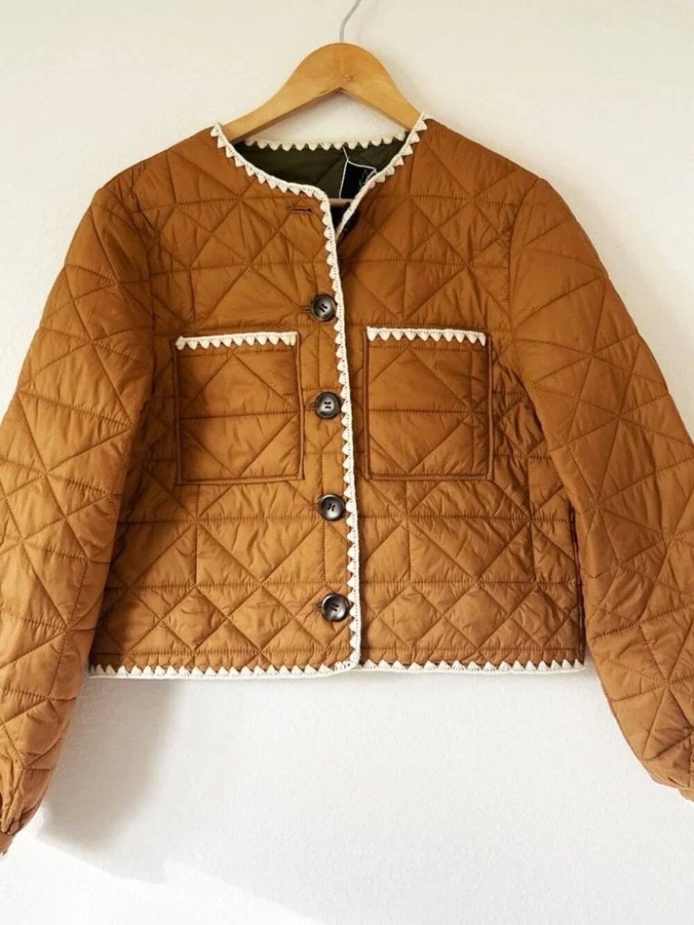Joie Whipstitch Quilted Reversible Jacket Small - Picture 2 of 5